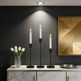 Noir Slim Candlestick Trio
