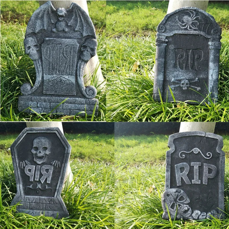 Gothic RIP Tombstone Yard Set