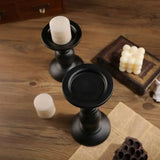 Victorian Gothic Candle Stand Pair