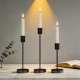 Noir Slim Candlestick Trio