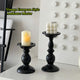 Victorian Gothic Candle Stand Pair